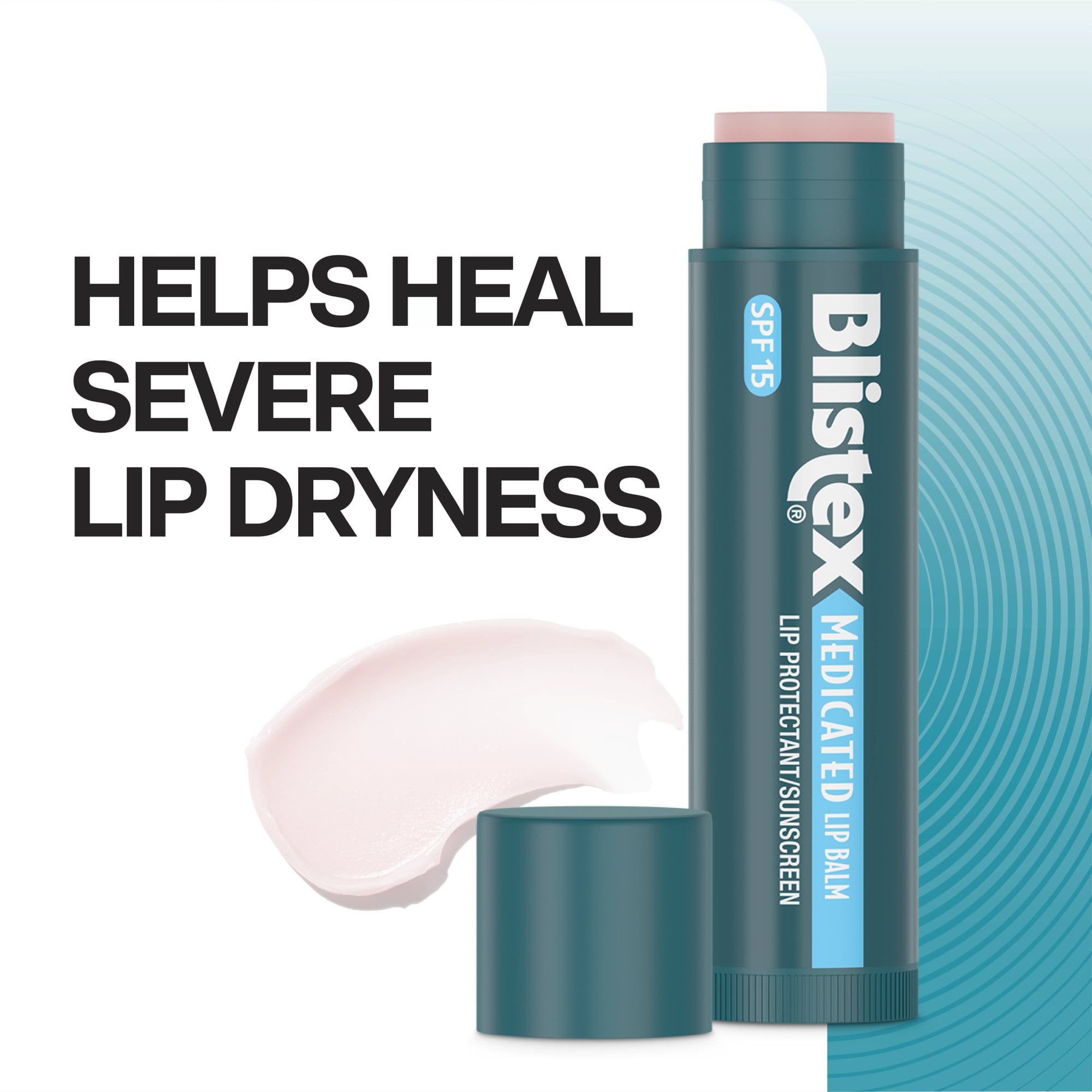 (6 pack) Blistex Medicated Lip Balm - Advanced Protection for Dry, Chapped Lips - 3 Count, 0.15oz Ea