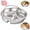 4 Grids, variant on 2026 Stainless Steel Divided Plate With Double Handles, 316 Stainless Steel Divided Steamer Tray, Round Divided Dinner Plate, Ergonomic Handle Divided Steamer Plate for Cooking Meal