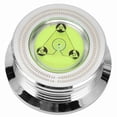 thumbnail image 2 of Vinyl Turntable Disc Stabilizer with Level and Speed Measurement, 50Hz 45rpm Record Weight Stabilizer, Silver, 2 of 5
