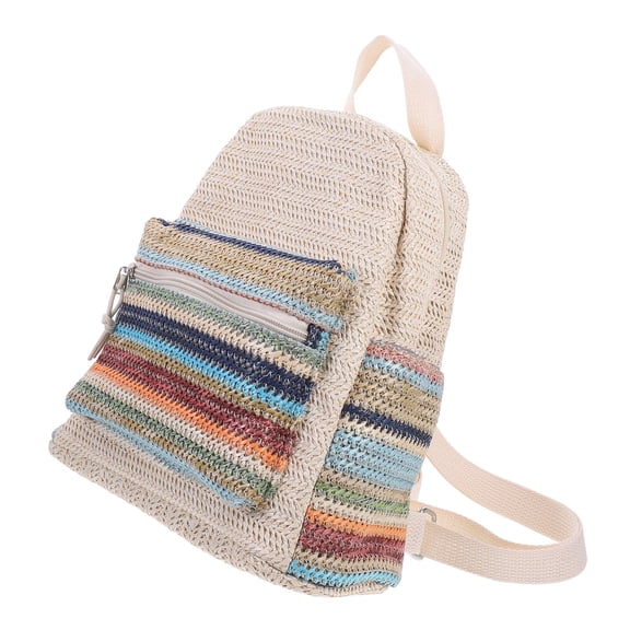 CTIRCHIU Reusable Travel Backpack with Adjustable Straps and Front Zipper Pocket for Students