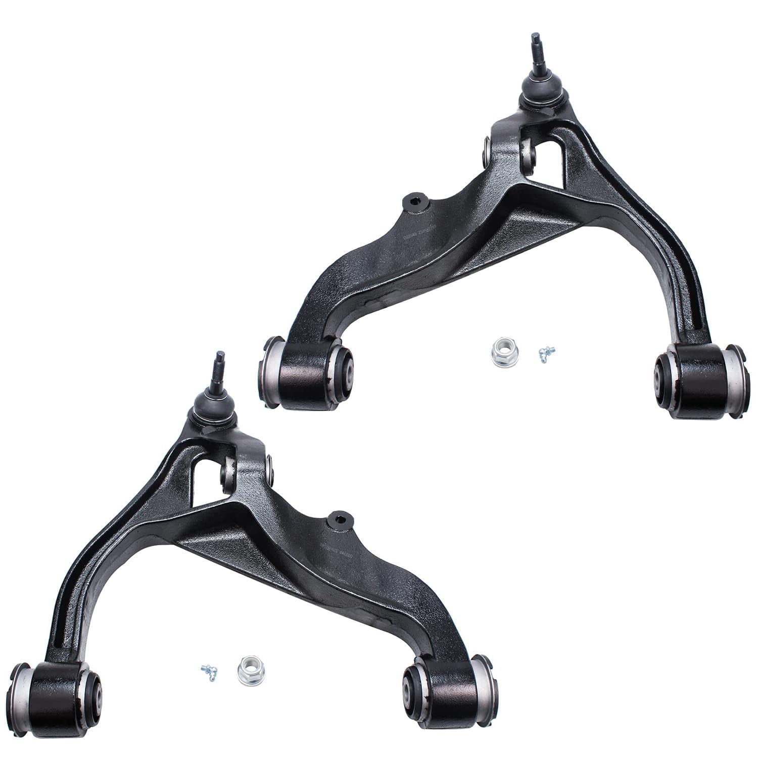 Detroit Axle - Front 4pc Control Arms Kit for Dodge Ram 1500 Classic, 4 Lower and Upper Control Arms w/Ball Joints Assembly Replacement