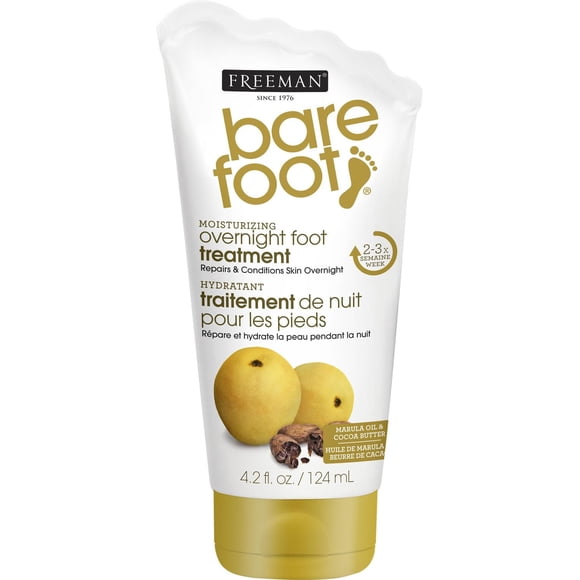 Freeman Bare Foot Marula Oil + Cocoa Butter Moisturizing Overnight Foot Treatment