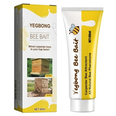 YEGBONG, Bee Bait for Bee Traps. Carpenter Bee Trap Lure. All-Natural Bee Attractant for All Traps, 60ml