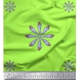 thumbnail image 1 of Soimoi Green Cotton Poplin Fabric Shells Ocean Decor Fabric Printed Yard 56 Inch Wide, 1 of 1