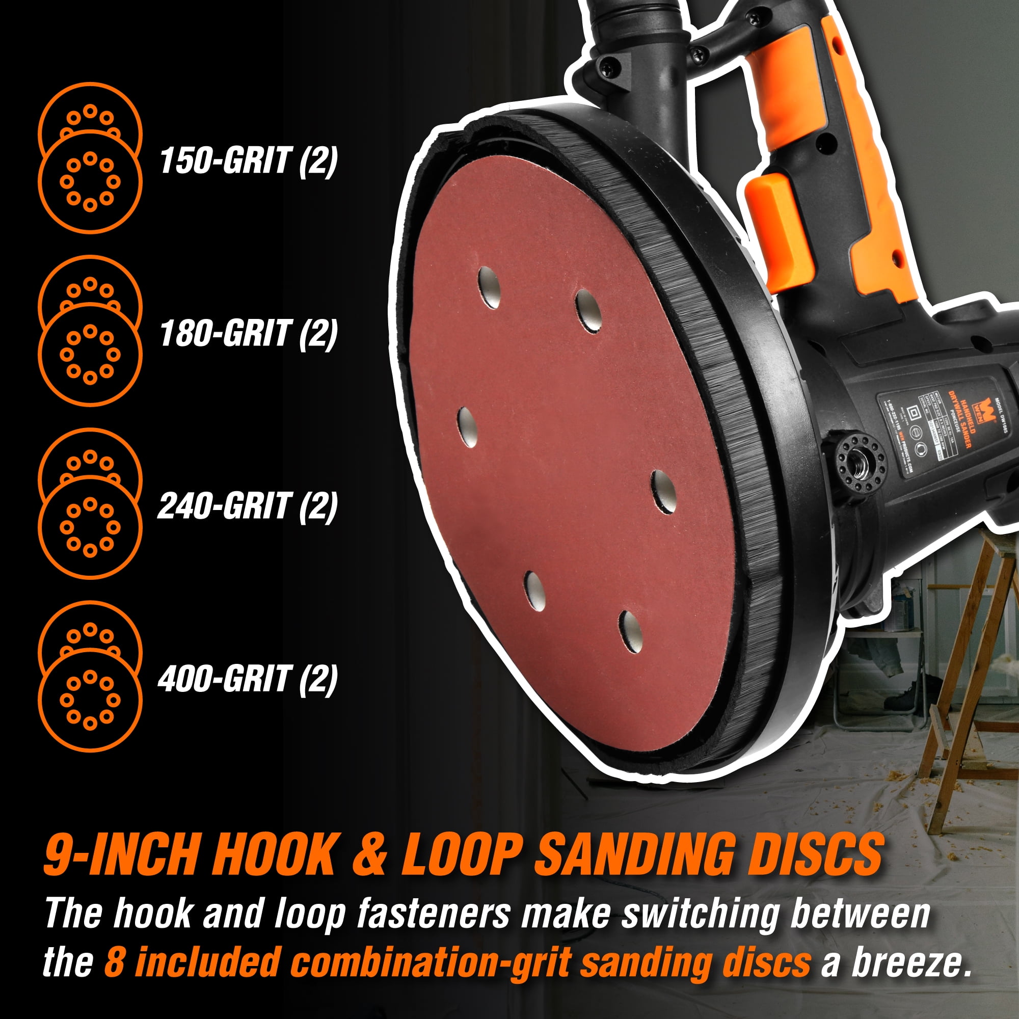 Free Shipping! WEN 10-Amp Variable Speed Handheld Drywall