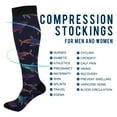 thumbnail image 4 of joogoo Cute Neon Sharks Swim Long Socks Women Men Knee High Sock, 4 of 8