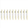 thumbnail image 1 of Kit de 10 Bolígrafos Finos para Torneado de Madera, Bolígrafo Giratorio de 7 mm con Recambio, Ideal para Regalos de Bricolaje Dorados., 1 of 5