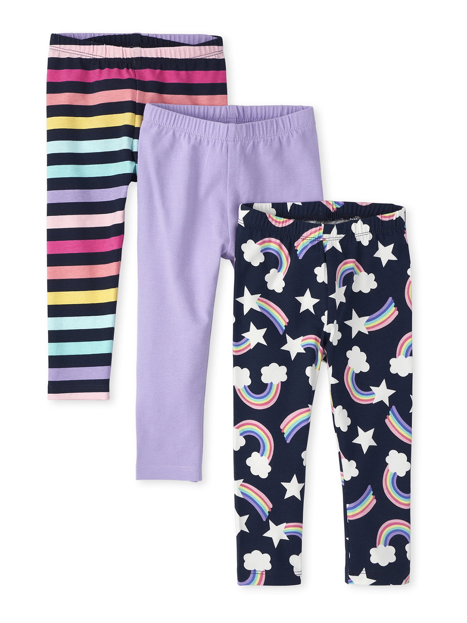 The Children's Place Baby Girls & Toddler Girls Printed Leggings, 3