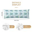 thumbnail image 3 of Balery Sea Turtle Funda Protectora para Almohada Corporal de Algodón Hipoalergénico con Cierre(55 x 21 pulgadas), Almohadas No Incluidas, 3 of 7