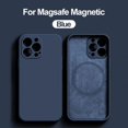 thumbnail image 3 of Liquid Silicone Magnetic Cases For iPhone 15 11 14 13 12 Pro Max Plus For Magsafe Wireless Charging Soft Cover Phone Accessories, 3 of 5