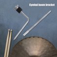 thumbnail image 3 of KAKOWELY 1 Ensemble Support de Tambour Cymbales Extension Support Cymbales Robuste Stable Bras Cymbales, 7.87"X5.91"X1.57 Pouces, 3 of 4