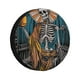 thumbnail image 1 of Balery Coffee-Drinking Skull Cubiertas para Neumáticos - Protector Resistente para Neumáticos de Camioneta, SUV, Remolque, Camper y RV-16 inch, 1 of 6