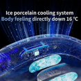 thumbnail image 4 of 6000mah Hanging Neck Fan Portable Air Conditioner Type-c Usb Rechargeable Air Cooler 5 Speed Electric Fan For Sports, 4 of 5