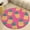 style-2, variant on Lunarable Pineapple Washable Round Rug -Circle Area Rugs for Nursery Bedroom, Vintage Non Slip Non Shedding Low Pile Carpet for Living Room Coffee Table Entryway