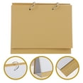 thumbnail image 6 of Eease Tabletop Standing Desk Blank Calendar DIY Spiral Kraft Paper School Supplies, 6 of 7