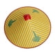 thumbnail image 2 of Sombrero cónico asiático jinwen Tejido de bambú de imitación Patrón de hoja 42cm, 2 of 8