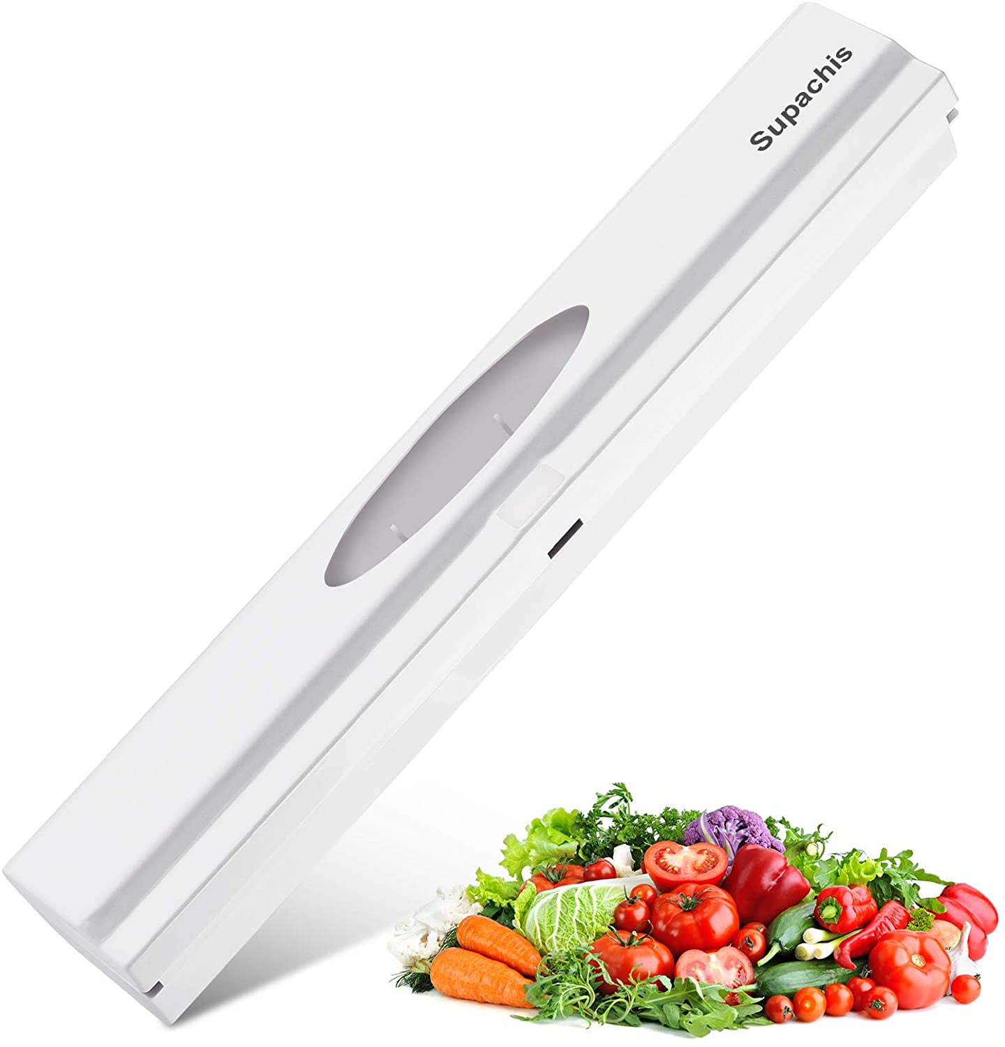 Supachis Plastic Wrap Dispenser with Cutter Foil Cutter Reusable Cling