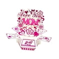 thumbnail image 3 of Tarjeta emergente 3D Tarjeta de felicitación Invitación Oficina Flor Corazón Decorativo para Madre Mamá, 3 of 8