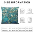 thumbnail image 6 of Acheng Pillow Covers Set of 2 Van Gogh Artisoo Oil Painting Almond Blossoms Throw Pillow Covers Cases for Couch Sofa Bed Home Decor White, 6 of 6