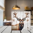 thumbnail image 2 of Reindeer Wooden Box Sign Reindeer Gifts Funny Christmas Shelf Decor Boho Chic Decor Shelf Decor Accents Wood Block Signs Housewarming Gifts 5"x5", 2 of 6