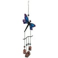 thumbnail image 3 of Northlight 24" Purple and Bronze Dragonfly Outdoor Garden Windchime, 3 of 5