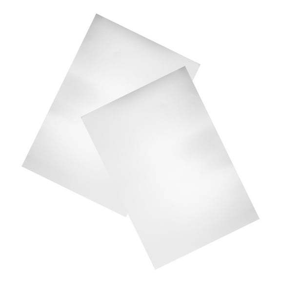 MIPCASE Sturdy Blank Aluminum Plate, High Hardness, Practical for Home 2Pcs