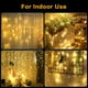 thumbnail image 4 of Decoración de Navidad 2023 Led Luces de carámbano al aire libre Año Nuevo 2024 Fairy Light Street Garland en la casa Droop 0.5 / 0.6 / 0.7M Festón impermeable para Navidad / Navidad / Boda / Decoració, 4 of 4