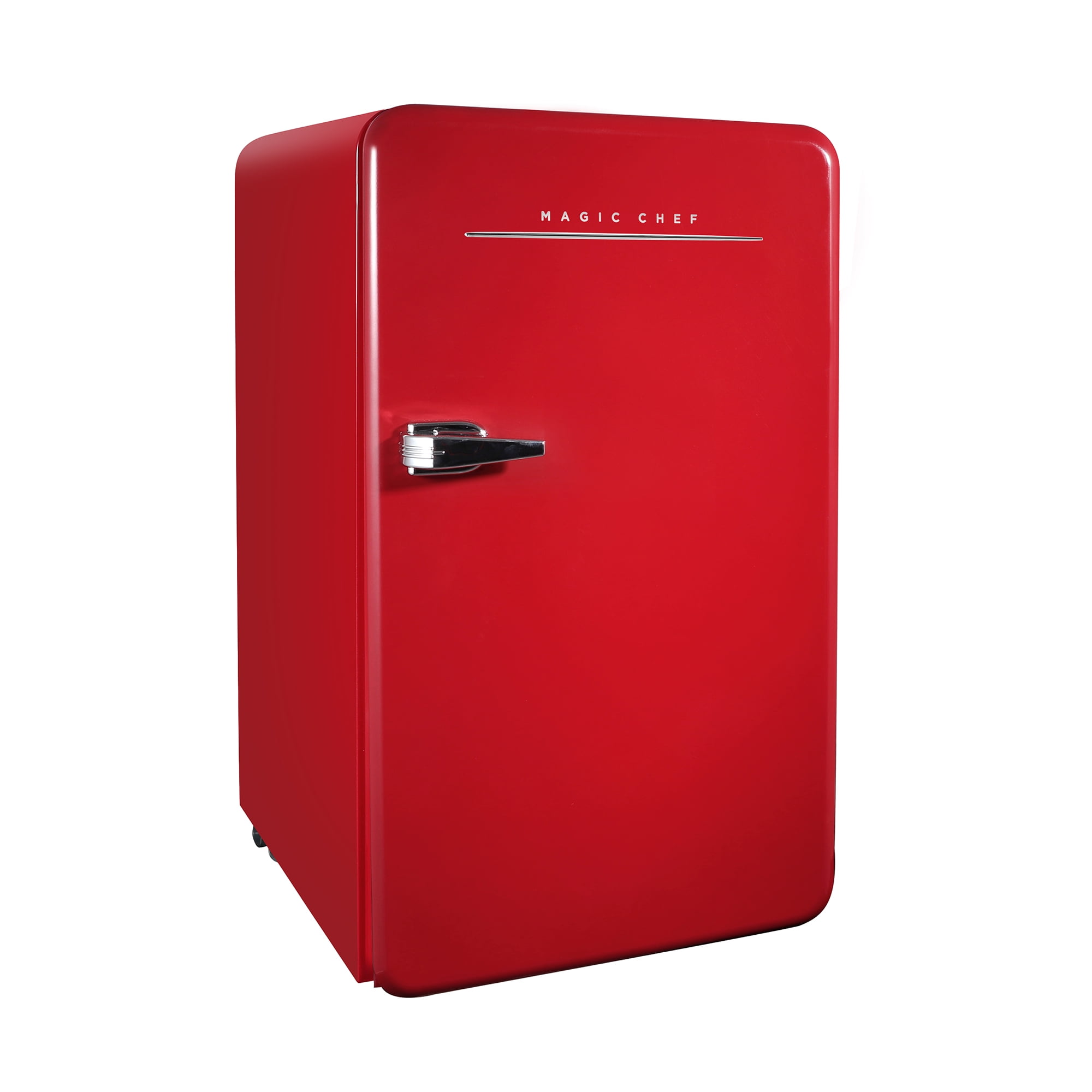 Magic Chef 3.2 cu. ft. Retro Mini Refrigerator in Red, without Freezer in Red