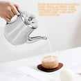 thumbnail image 3 of YISITIAN 500 ML Tea Pot, Stainless Steel Tea Kettle with Filter, Rustproof and Durable Water Kettle with Handle and Water Outlet Coffee Pot for Hotel Restaurant Home CJ919-9496, 3 of 8