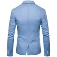 thumbnail image 4 of Men's Fashion Slim Fit for Spring Summer Lightweight Suit Jacket with Material, 4 of 4