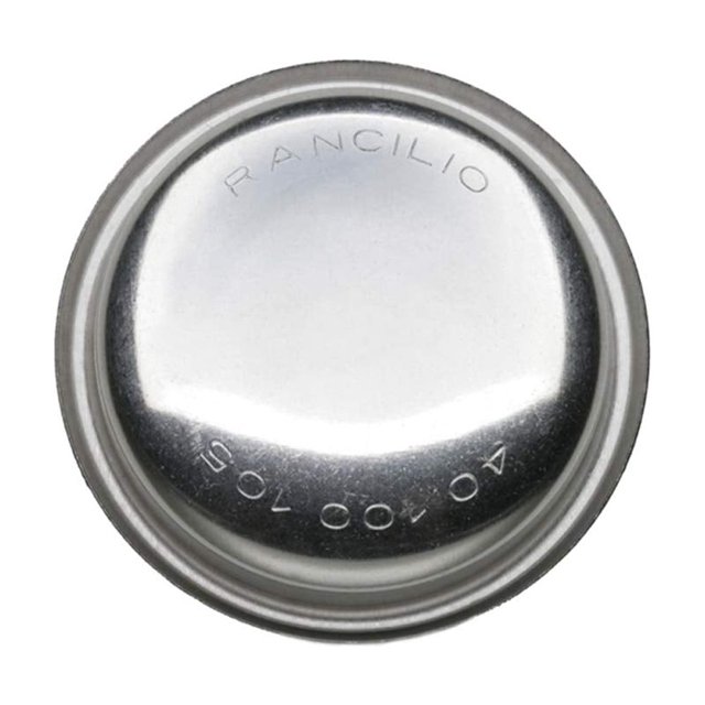 Disco de retrolavado Rancilio de 58 mm, canastilla ciega para portafiltro