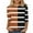 Khaki, variant on Scyoekwg 3/4 Sleeve Shirts for Women Round Neck Three-quarter Sleeve T Shirts Lightweight Striped Print Graphic Tee Comfy Blouse (Black,S)