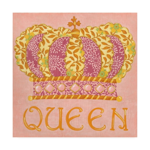 Trademark Fine Art 'Queen Crown' Canvas Art by Chariklia Zarris