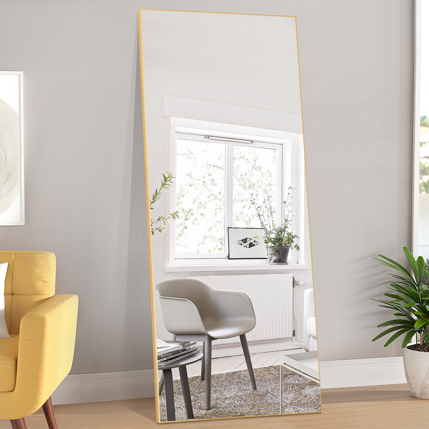 PexFix 65" x 22" Full Length Mirror Large Wall Mounted Mirror Full Body