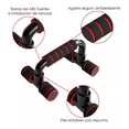 thumbnail image 5 of Par De Barras Para Hacer Lagartijas Belug Gym Negro Rojo, 5 of 5