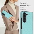 thumbnail image 6 of for Samsung Galaxy Z Fold 6 Case Elegant PU Leather, Samsung Galaxy Z Fold 6 Case Protective Premium Slim Thin Phone Case for Women Girls Compatible with Samsung Galaxy Z Fold 6, Blue, 6 of 6