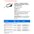 thumbnail image 2 of Left Mirror - Compatible with 2003 - 2006 Chevy Avalanche 1500 Crew Cab Pickup 4-Door 2004 2005, 2 of 2