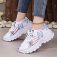 thumbnail image 7 of Willtoo Women's Breathable Hollow Mesh Orthopedic Walking Shoes Flower Pattern Sneakers Colorful Tennis Shoes Comfort for All-Day Wear Sports Sandals, 7 of 7