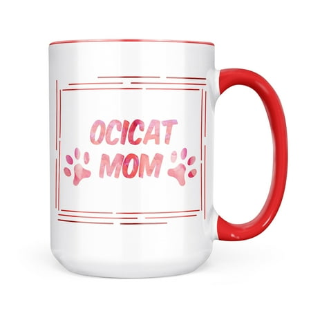 

Neonblond Dog & Cat Mom Ocicat Mug gift for Coffee Tea lovers