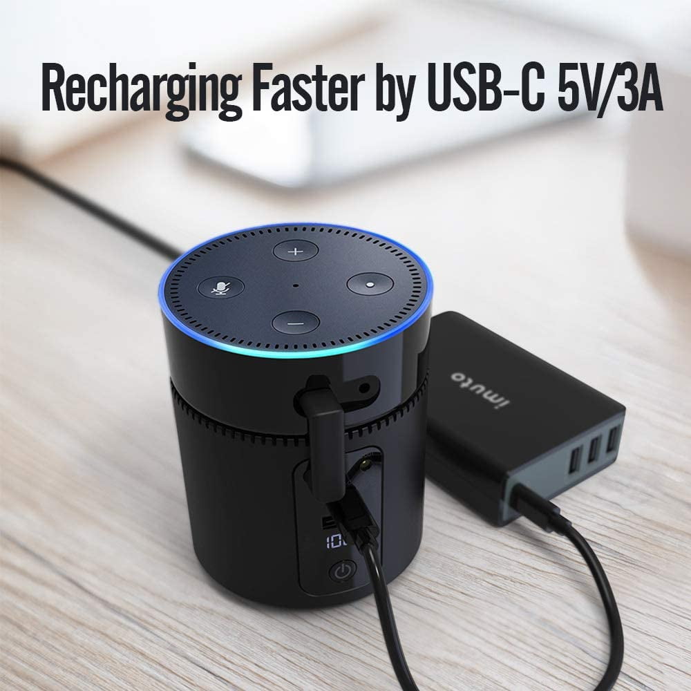 echo dot portable battery