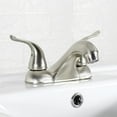 Mainstays 4inch Centerset Dual Handle Bathroom Sink Faucet, Satin