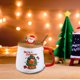 thumbnail image 1 of Taza de café navideña de cerámica con tapa y calentador | Vaso térmico con almohadilla calefactora USB | Set de bebidas navideñas para el hogar o la oficina, 1 of 6