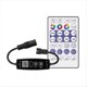 thumbnail image 4 of Controlador LED WS2811 WS2812B con Bluetooth, Control Remoto de Música de 28 Teclas para Tiras de Luz RGB Direccionables Individuales, CC de 12 V A 24 V, 4 of 5