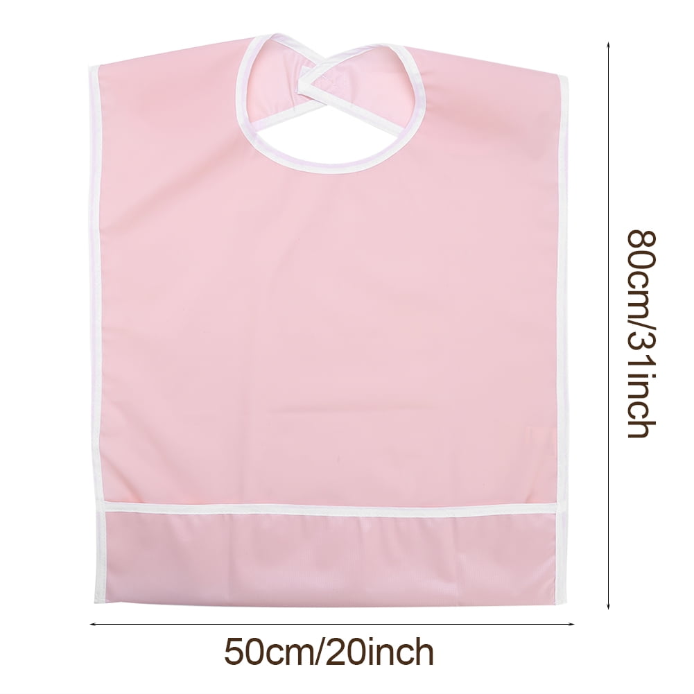 Sonew Mealtime Clothing Protector, Adult Bib, Elegant Front Design For