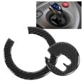 thumbnail image 3 of Panel 2Pcs Gear  Box Panel Cover Carbon Fiber Trim Decor Fit for Prius 2012-2015 LHD, 3 of 8