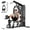 Black, variant on UPGO Adjustable Dumbbell Set,50lb Free Weight Set with Connector Bar,5 in 1 Workout Gear with Dumbbell,Kettlebell,Barbell,Push up Handle,Weight Plate,for Home Gym Fitness Exercise
