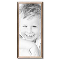 ArtToFrames 17" x 40" Anique Silver Picture Frame, 17x40 inch Silver Wood Poster Frame (WOM-4964)