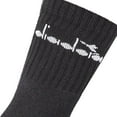 thumbnail image 3 of Diadora Unisex Tennis Socks - 3 Pack, Logo Black 43-46, 3 of 3