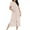 #040-Pink, variant on Censtreet Women Zipper Robe Short Sleeves Loungewear Dress Full Length Sleepwear Pockets Housecoat Nightgown Long Bathrobe S-XXL