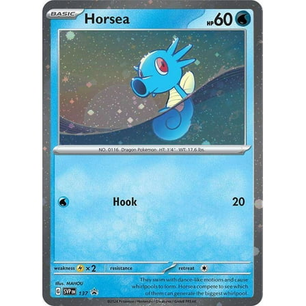 Pokemon Scarlet & Violet Horsea Promo Single Card